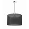 Z-Lite Arosia 1 Light Pendant, Chrome & Black 194-24BK-C - alternate 7